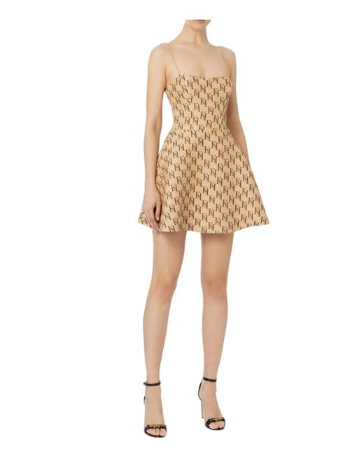 Miniabito in rafia jacquard ELISABETTA FRANCHI | AB64142E2.BD9